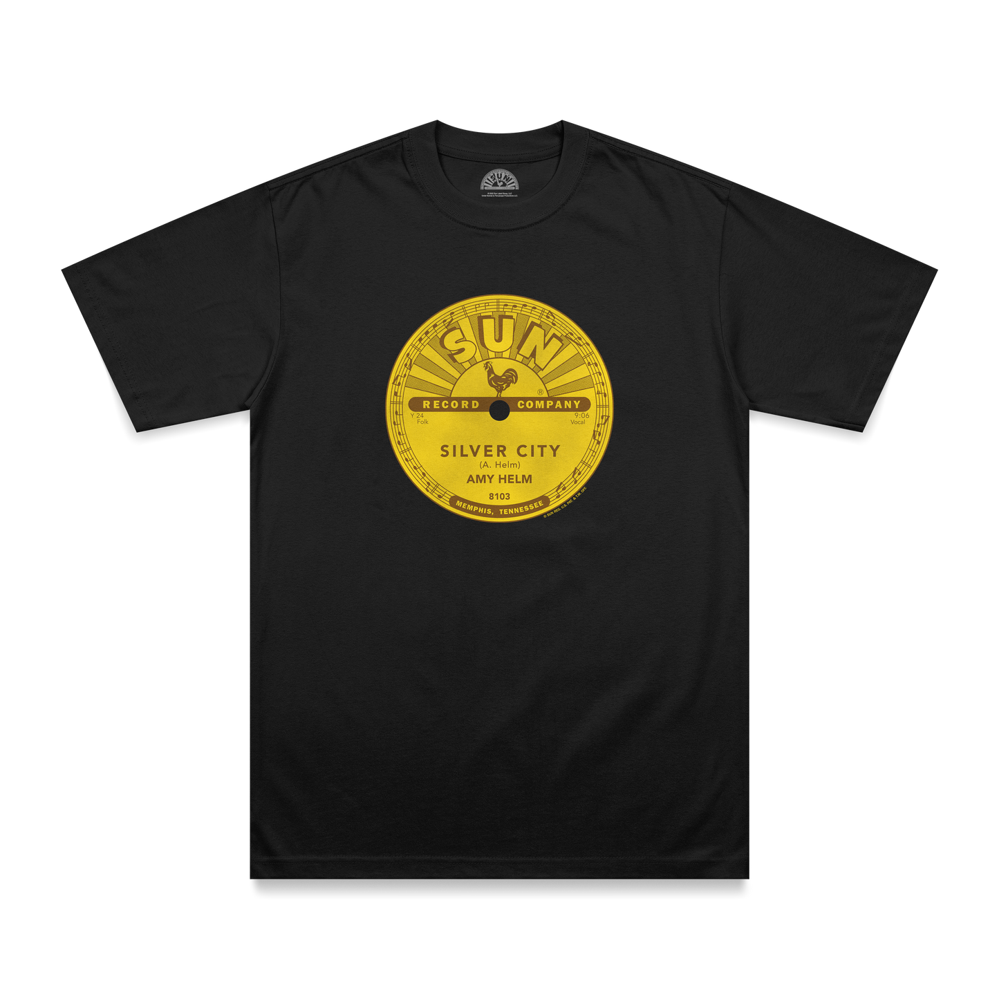 Amy Helm Silver City Sun Records Label T-Shirt