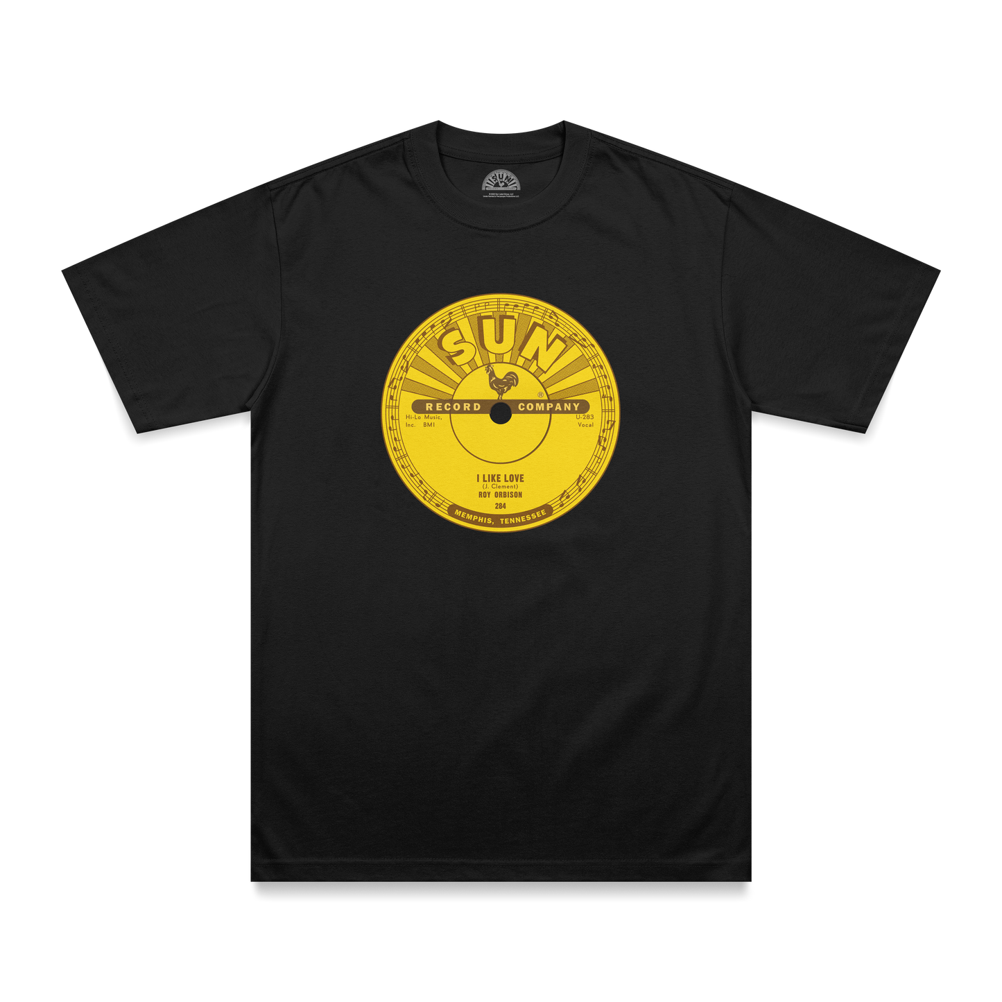 Roy Orbison I Like Love Sun Records Label T-Shirt