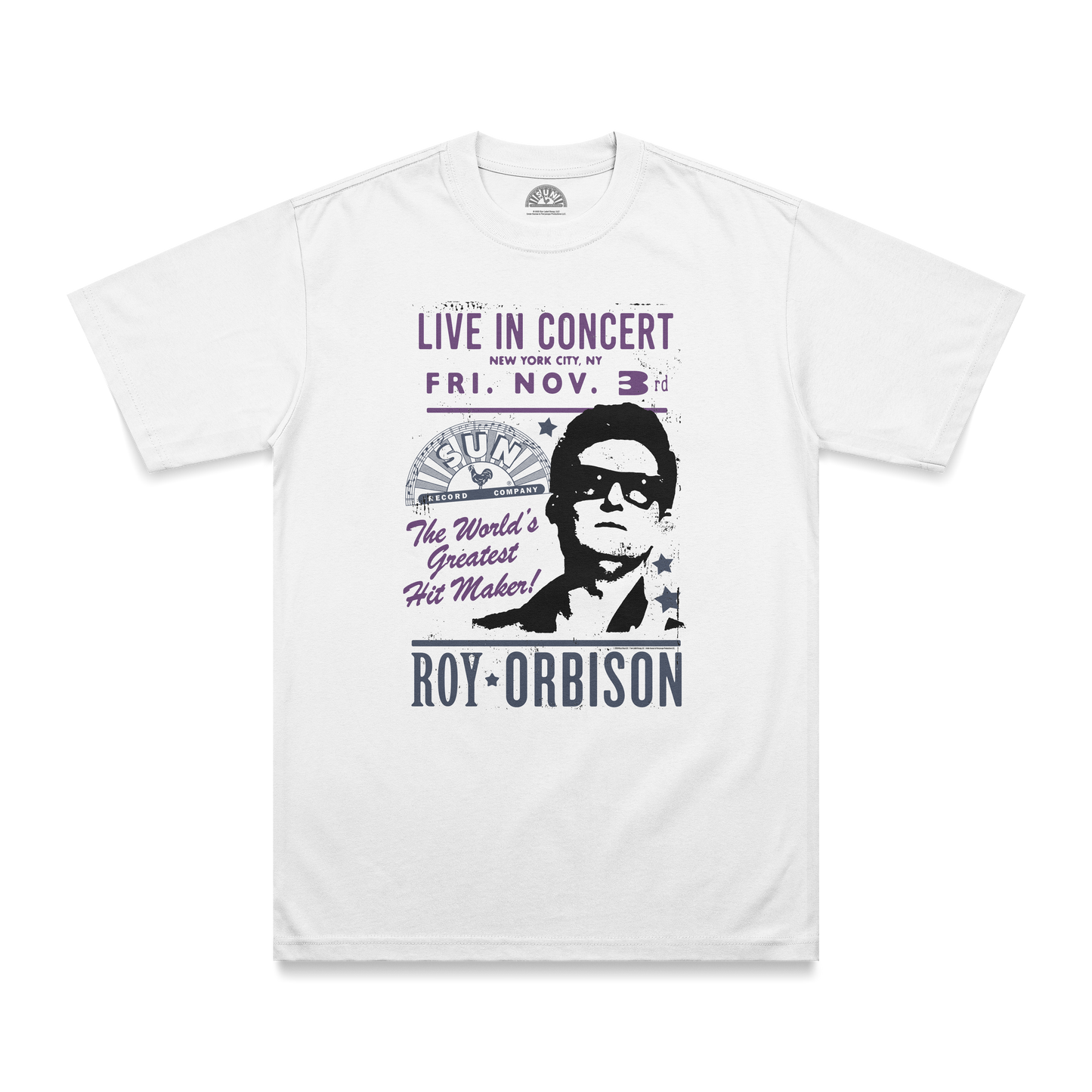 Roy Orbison Live in New York City T-Shirt