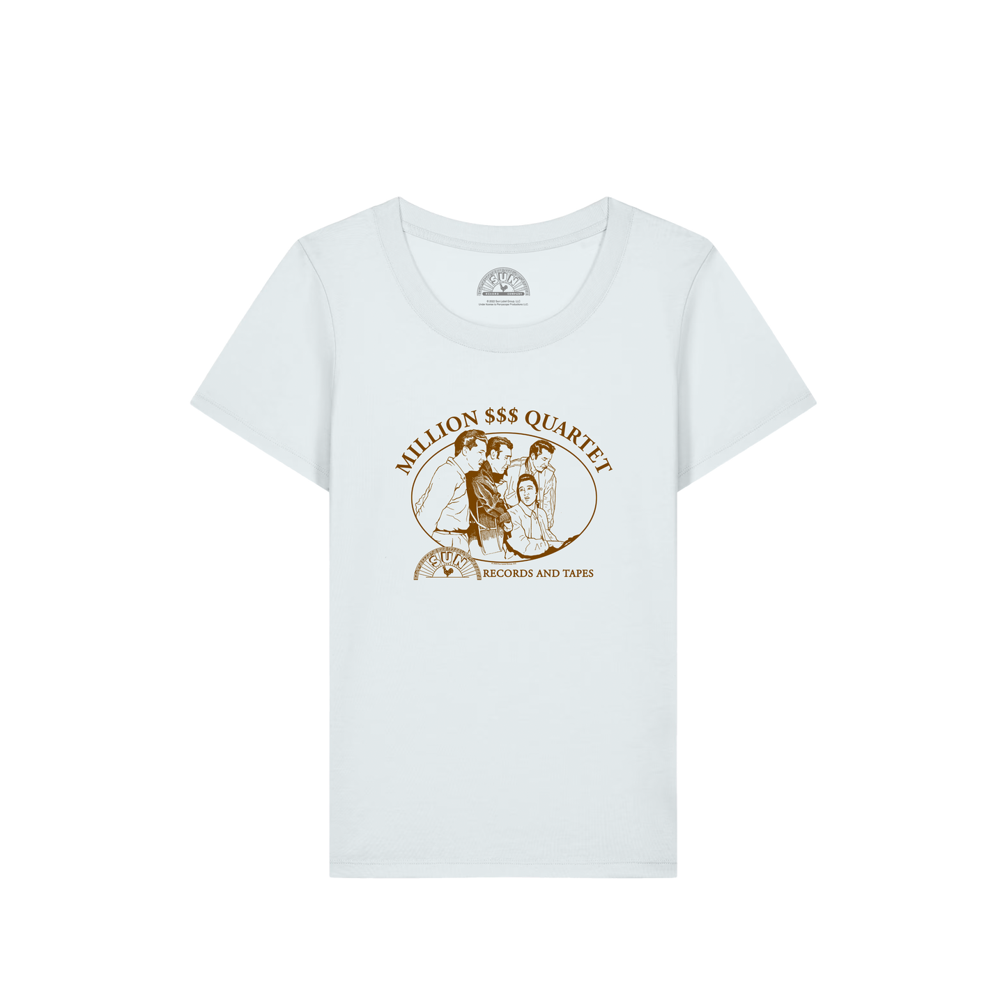 Vintage Million Dollar Quartet Women's T-Shirt blue ice