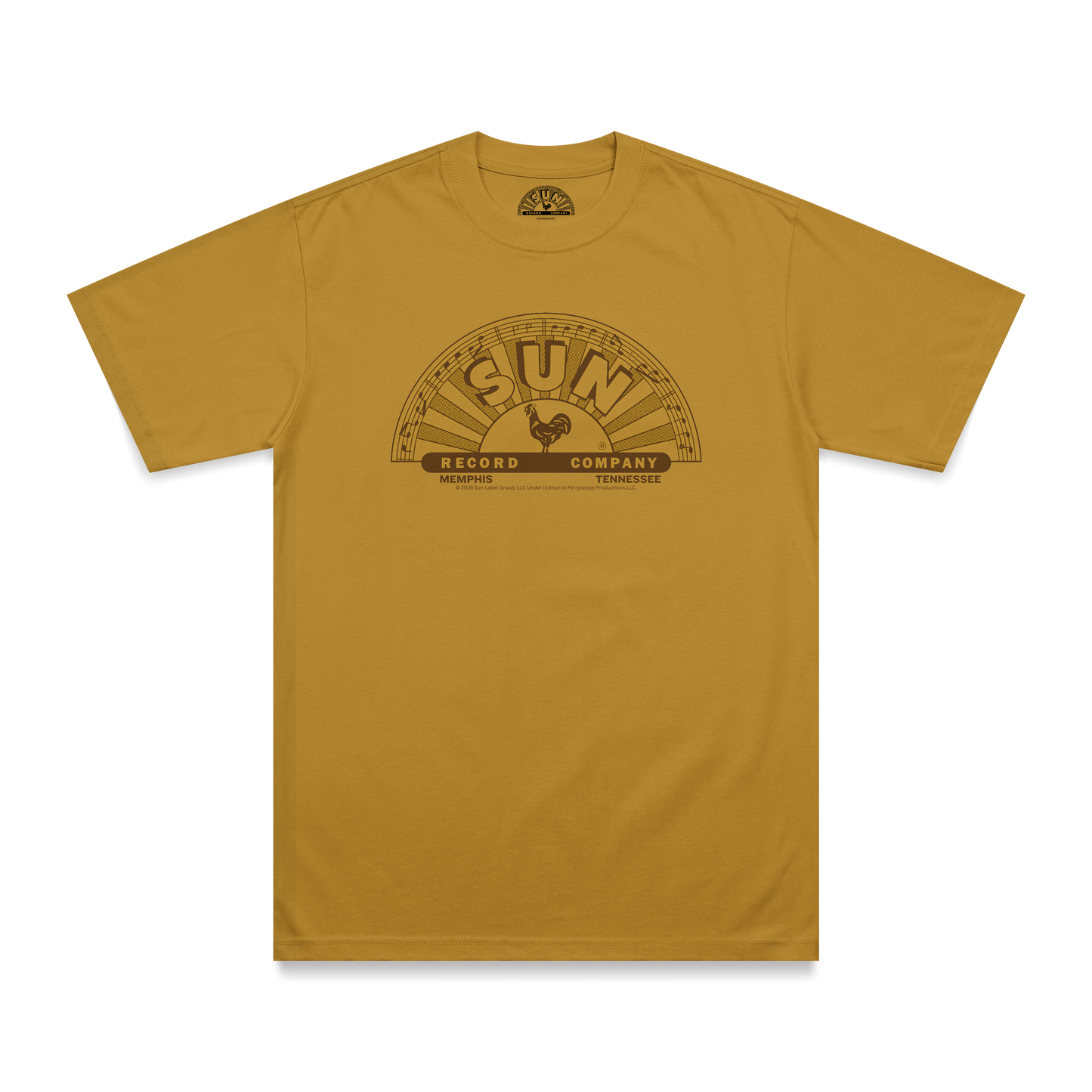 Half Logo Mustard T-Shirt