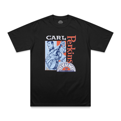Carl Perkins Retro Print T-Shirt black 