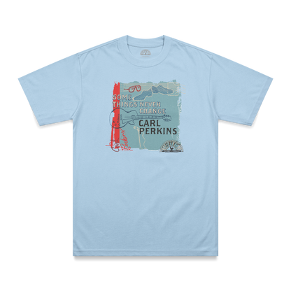 Carl Perkins Some Things Never Change T-Shirt blue front 