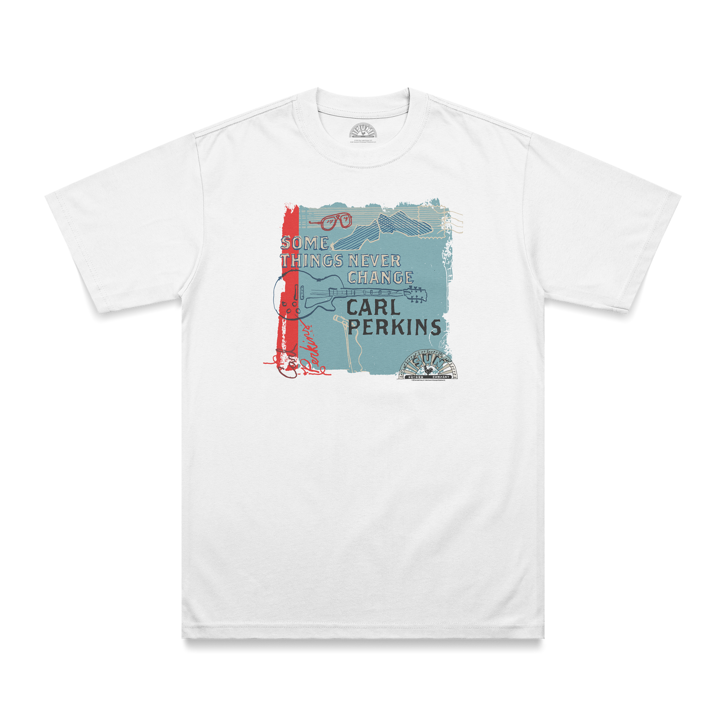 Carl Perkins Some Things Never Change T-Shirt white front