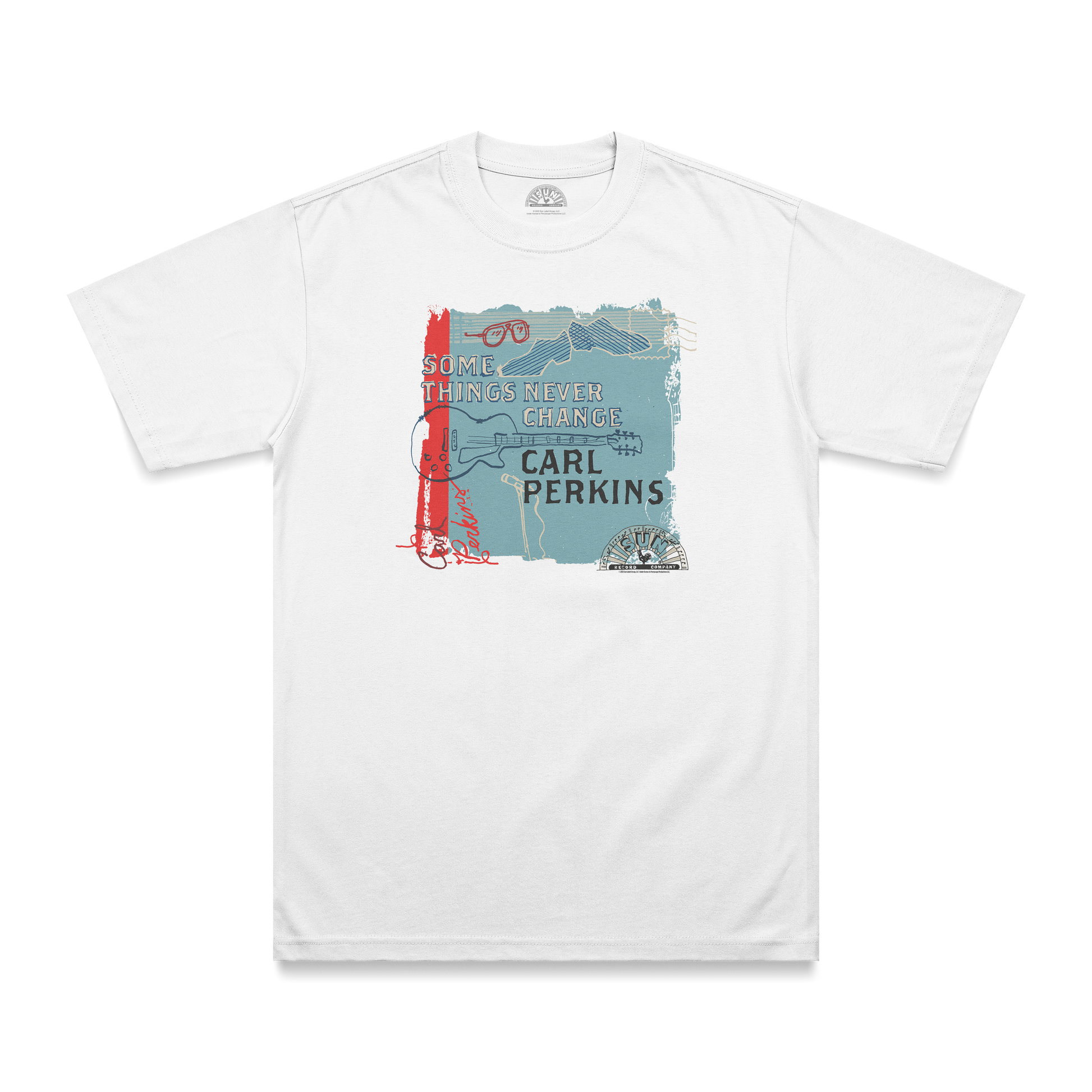 Carl Perkins Some Things Never Change T-Shirt white front