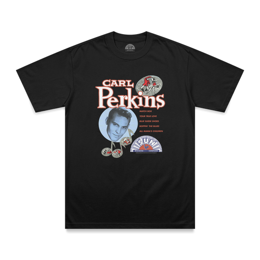 Carl Perkins Song Titles T-Shirt black