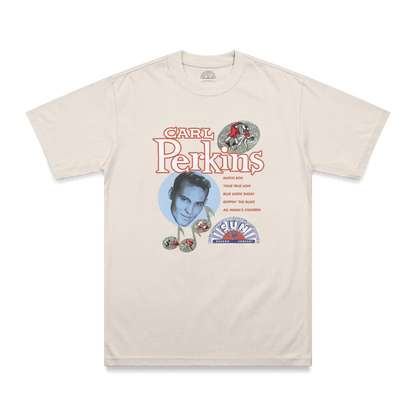 Carl Perkins Song Titles T-Shirt white
