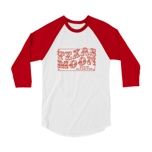 David Allan Coe Texas Moon Baseball T-Shirt