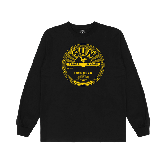 Johnny Cash I Walk The Line Long Sleeve