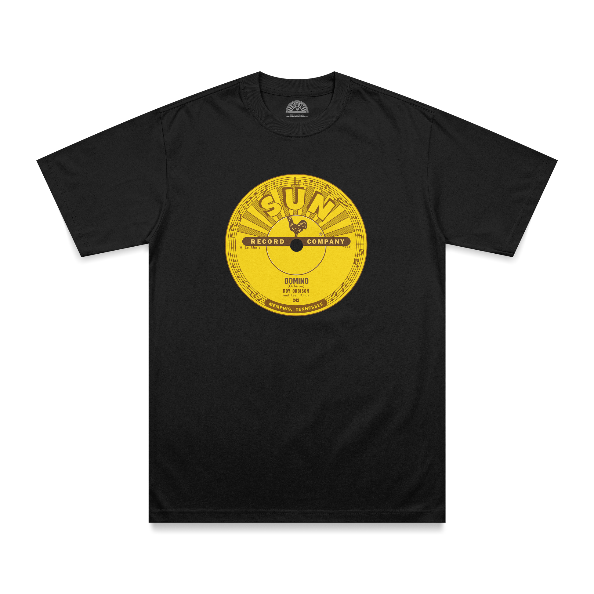Roy Orbison Domino Sun Records Label T-Shirt