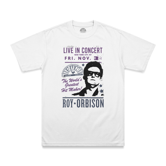 Roy Orbison Live in New York City T-Shirt