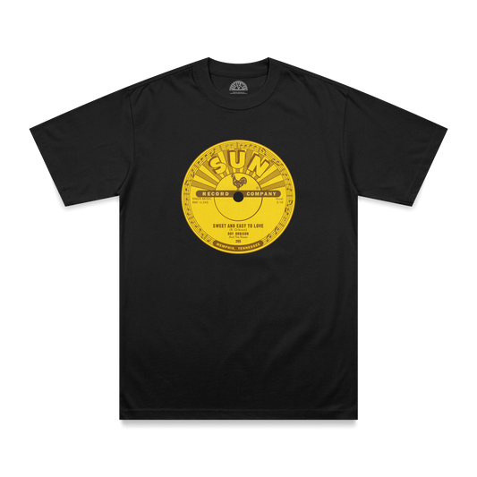 Roy Orbison Sweet & Easy To Love Sun Records Label T-Shirt