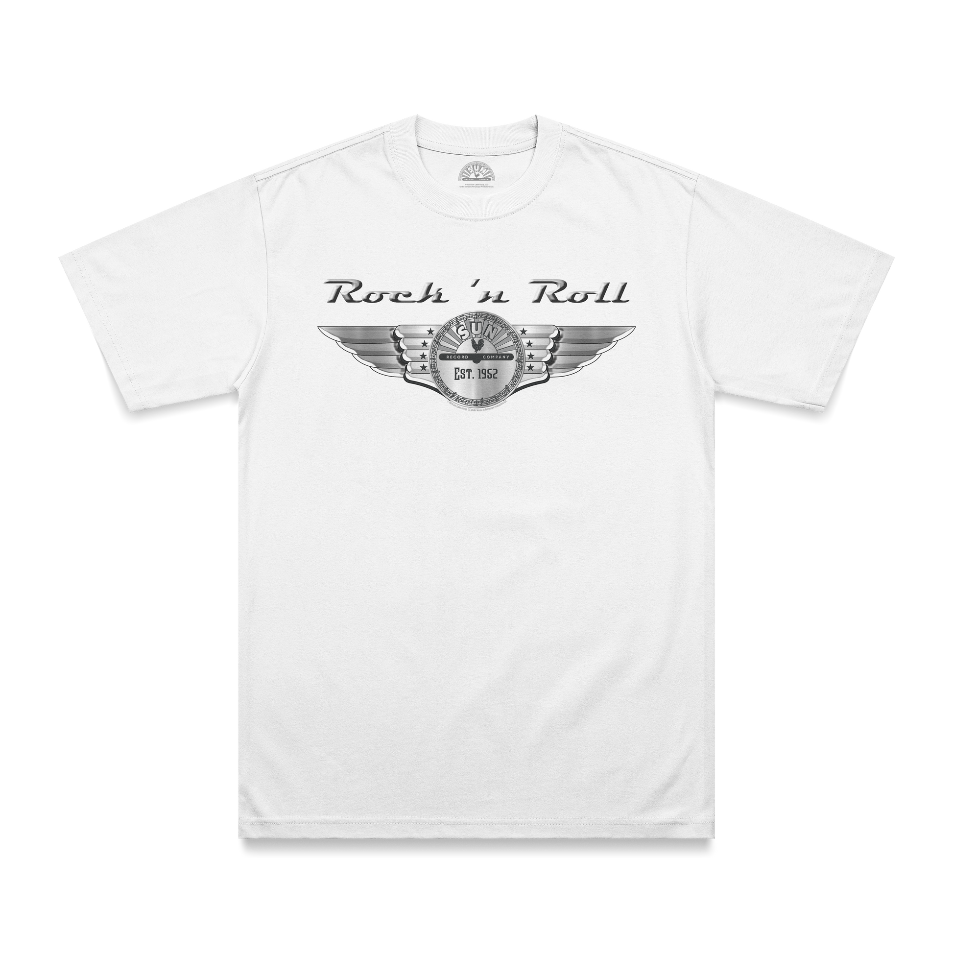 Sun Diner Rock N Roll T-Shirt white