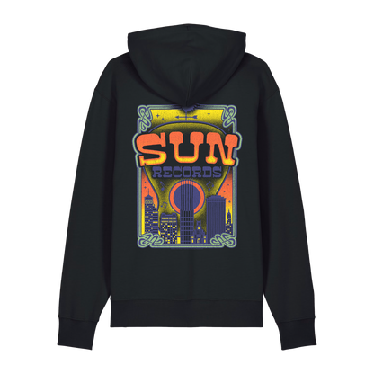 Sun Records Skyline Hoodie black back