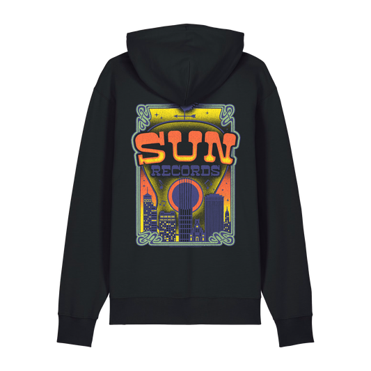 Sun Records Skyline Hoodie black back