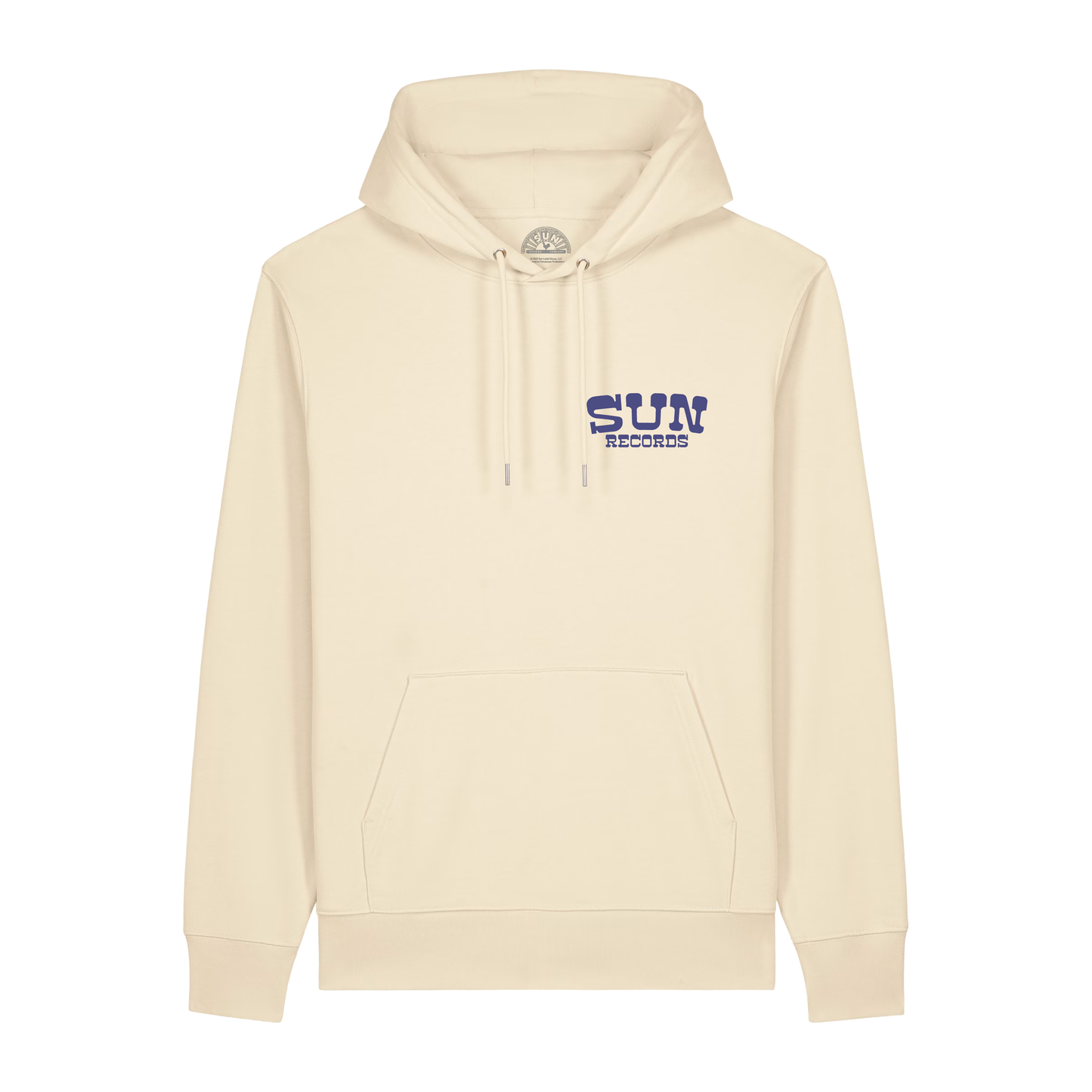 Sun Records Skyline Hoodie vintage white front 