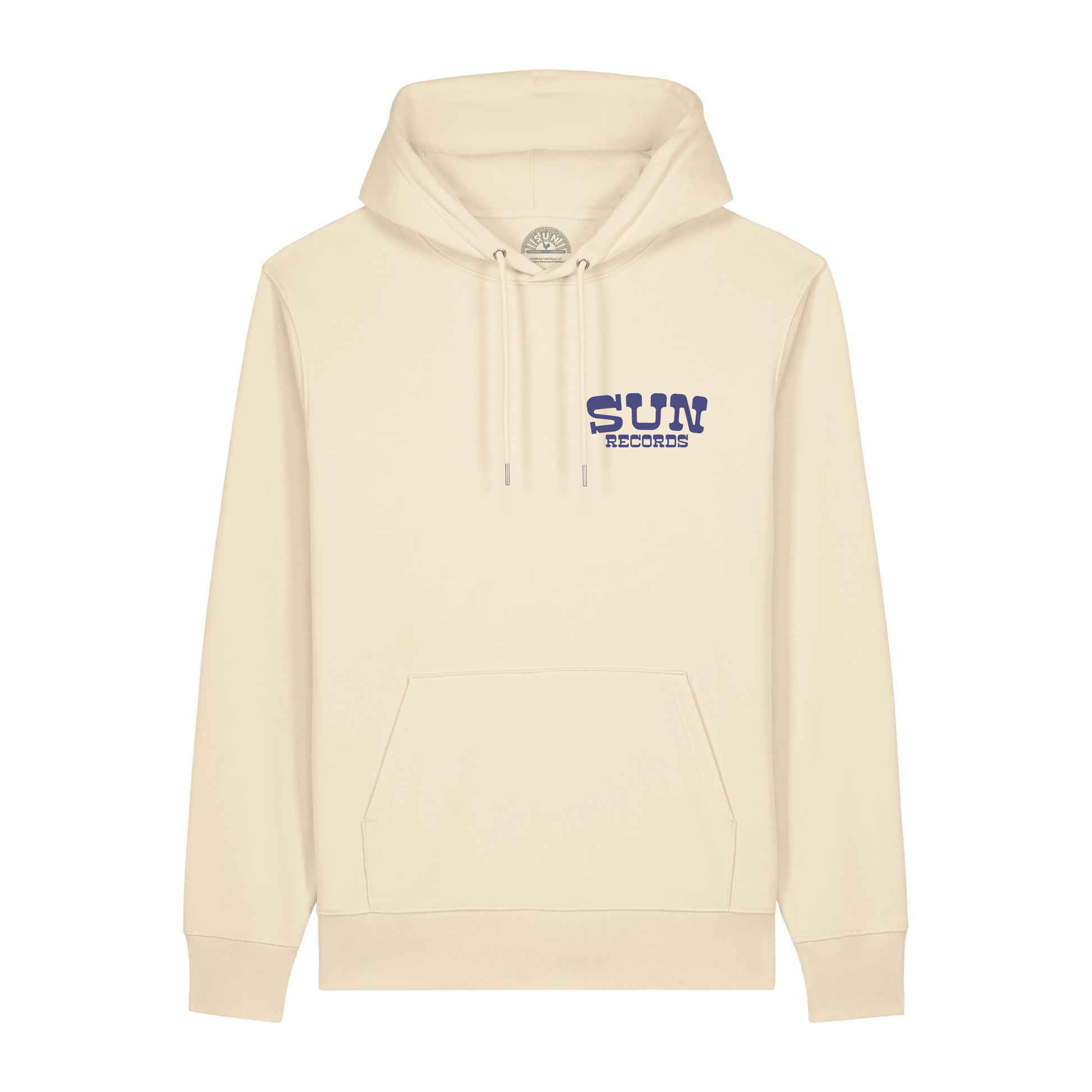 Sun Records Skyline Hoodie vintage white front 