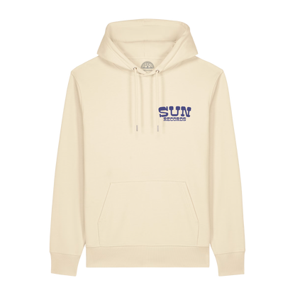 Sun Records Skyline Hoodie vintage white front 