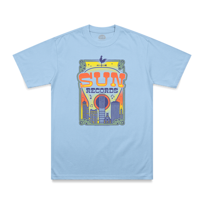 Sun Records Skyline T-Shirt blue