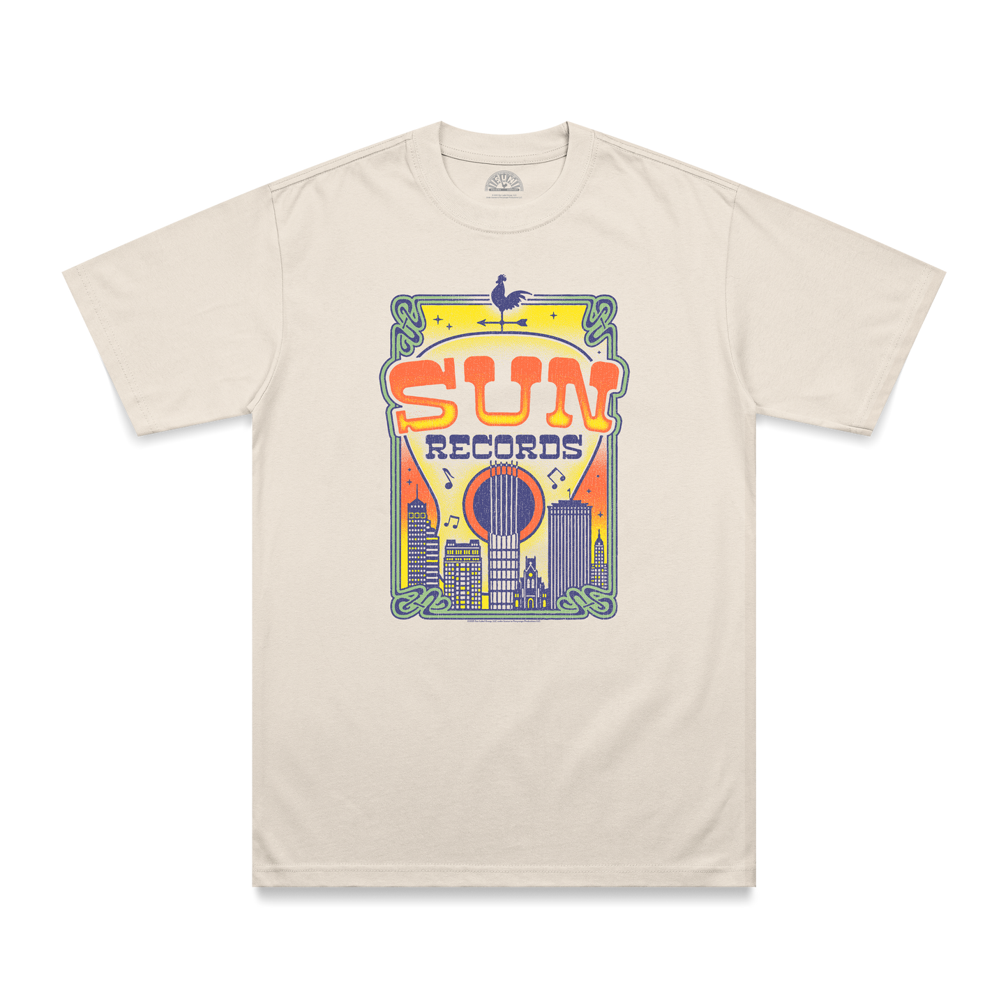 Sun Records Skyline T-Shirt vintage white 