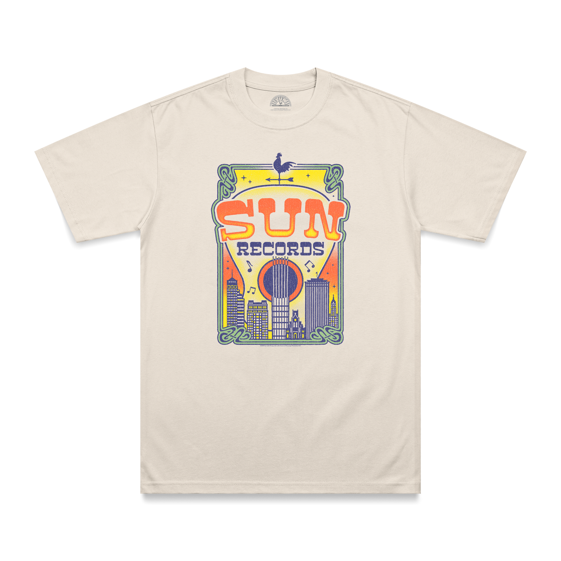 Sun Records Skyline T-Shirt vintage white 