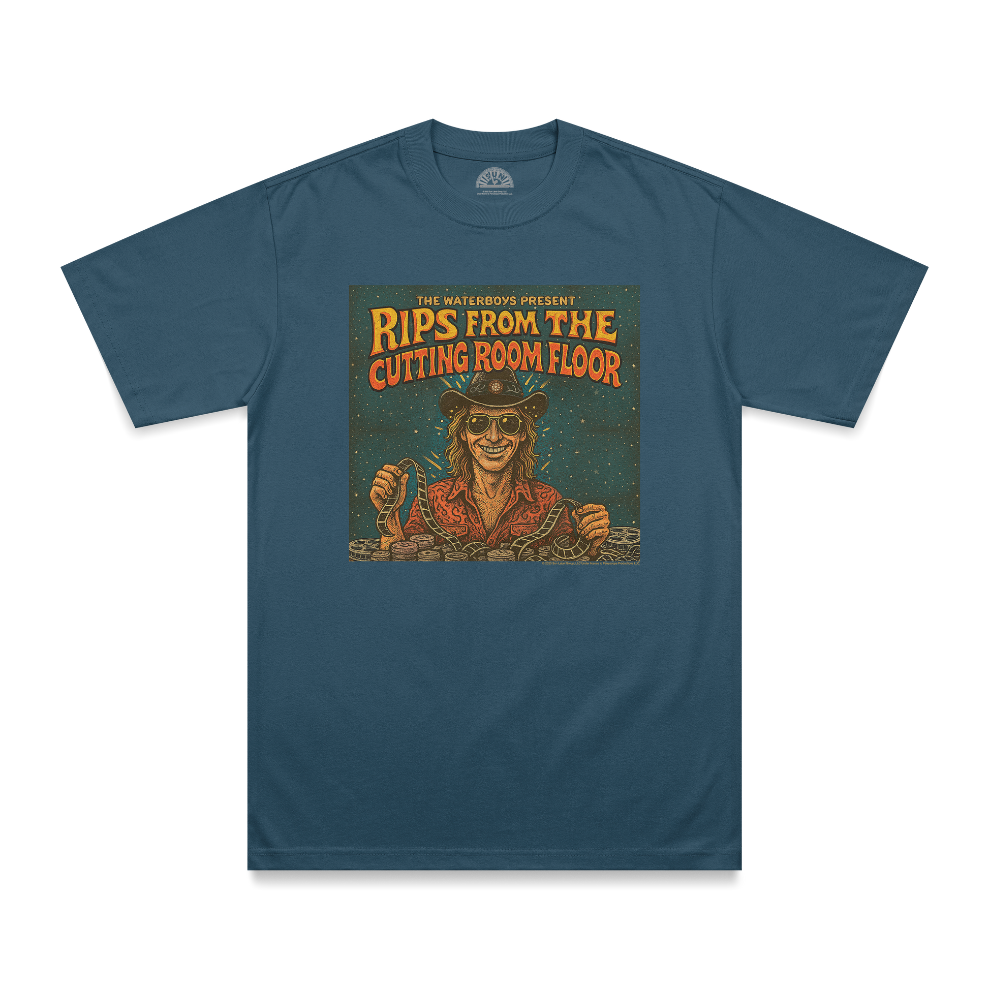 The Waterboys Rips From the Cutting Room Floor T-Shirt Navy