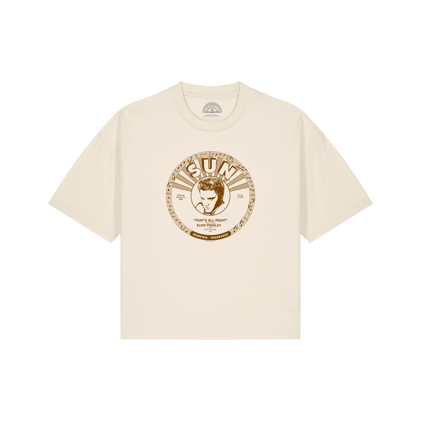 Vintage Elvis Boxy Women's T-Shirt vintage white