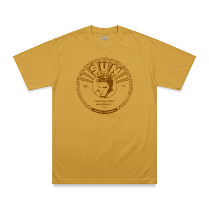 Vintage Elvis T-Shirt mustard 
