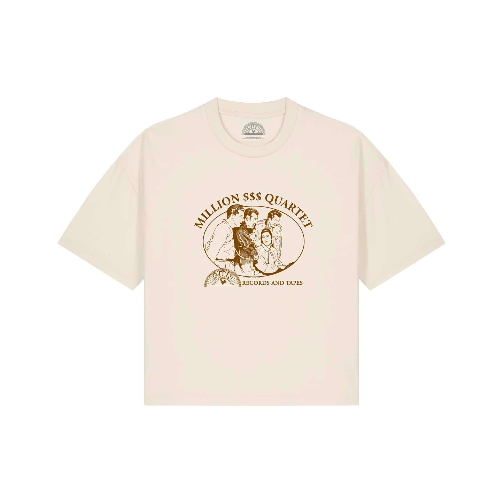Vintage Million Dollar Quartet Boxy Women's T-Shirt vintage white