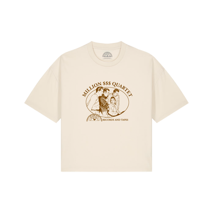 Vintage Million Dollar Quartet Boxy Women's T-Shirt vintage white