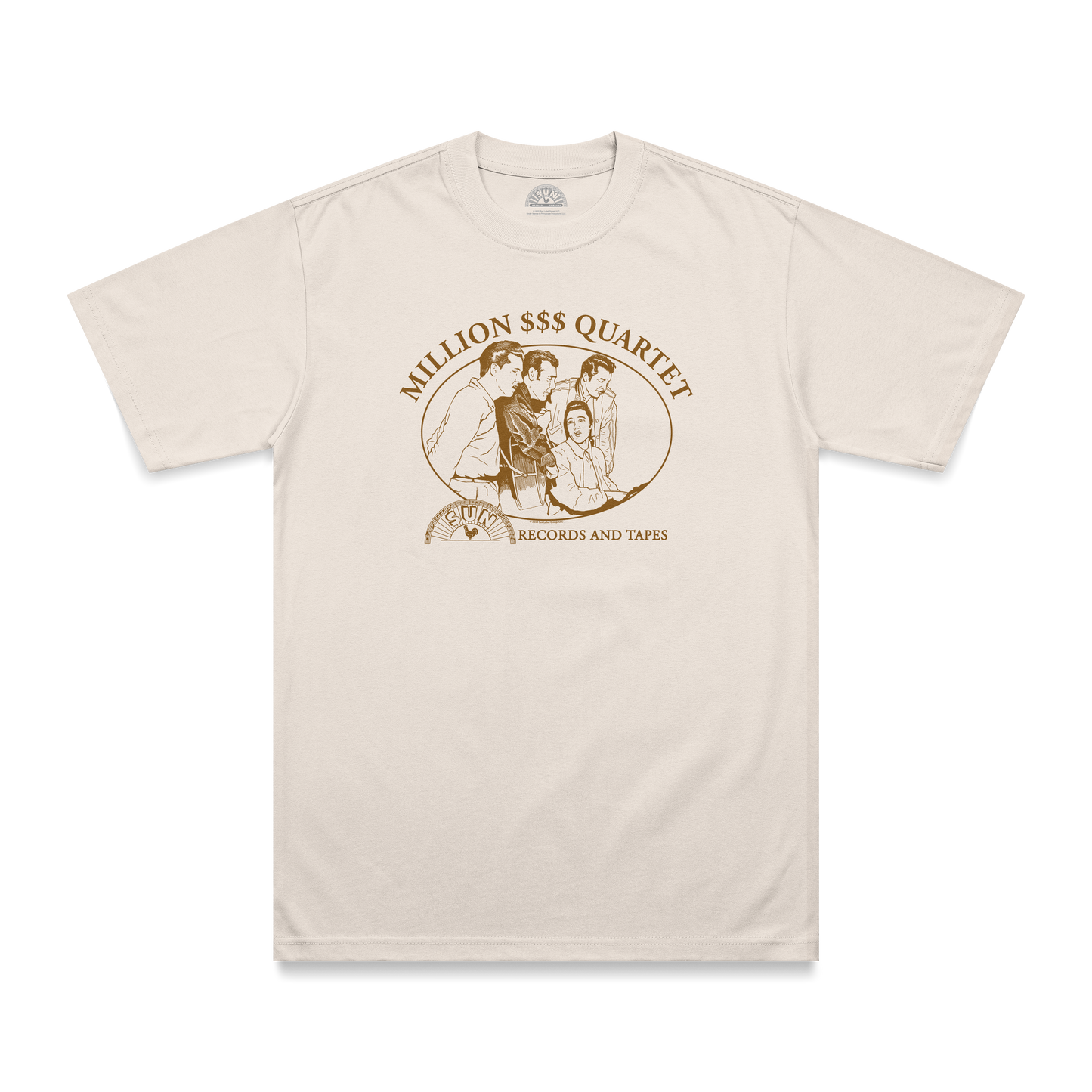 Vintage Million Dollar Quartet T-Shirt vintage white
