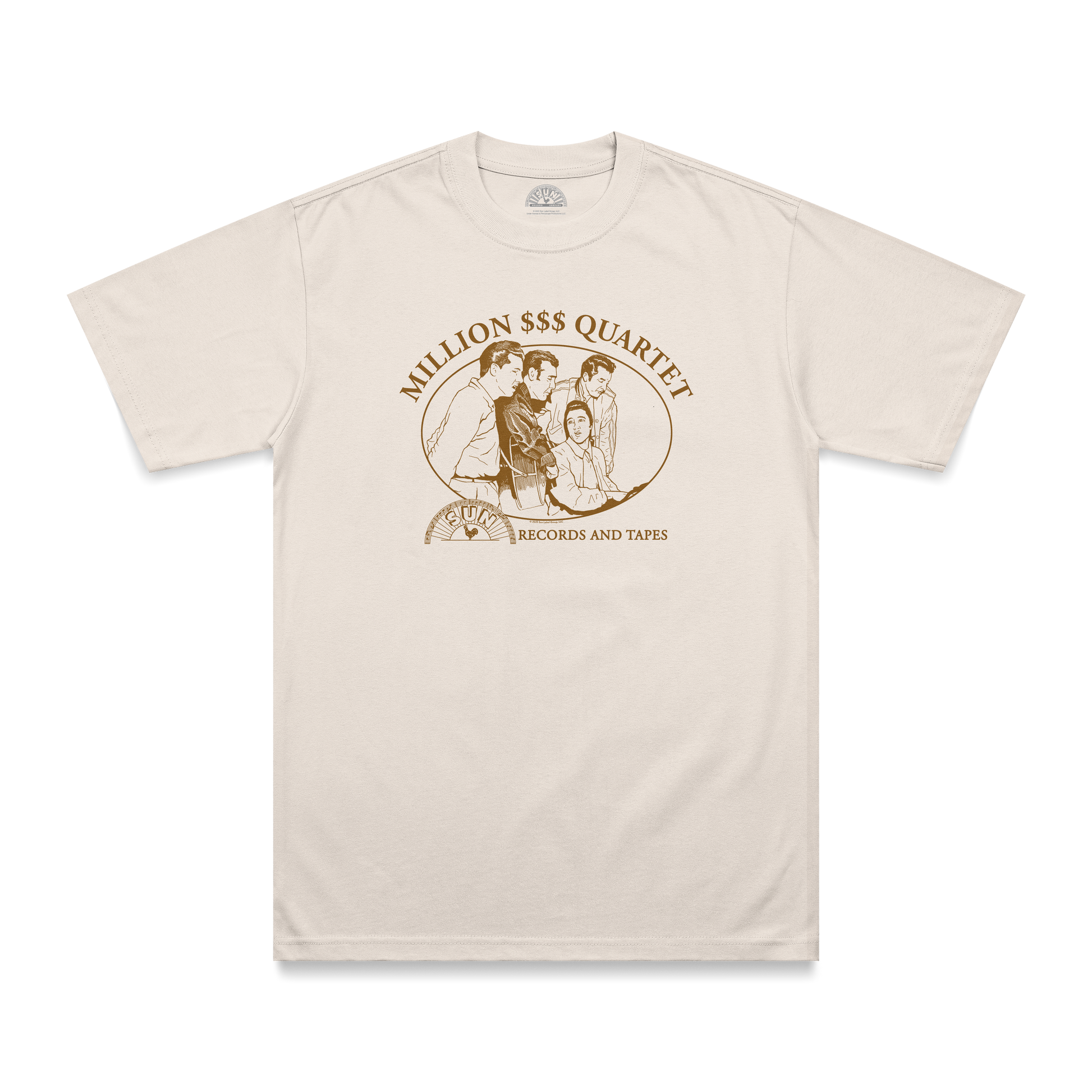 Vintage Million Dollar Quartet T-Shirt vintage white