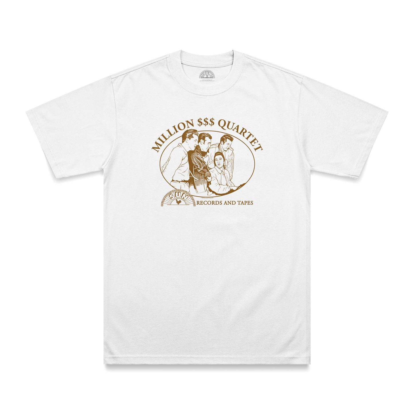 Vintage Million Dollar Quartet T-Shirt white