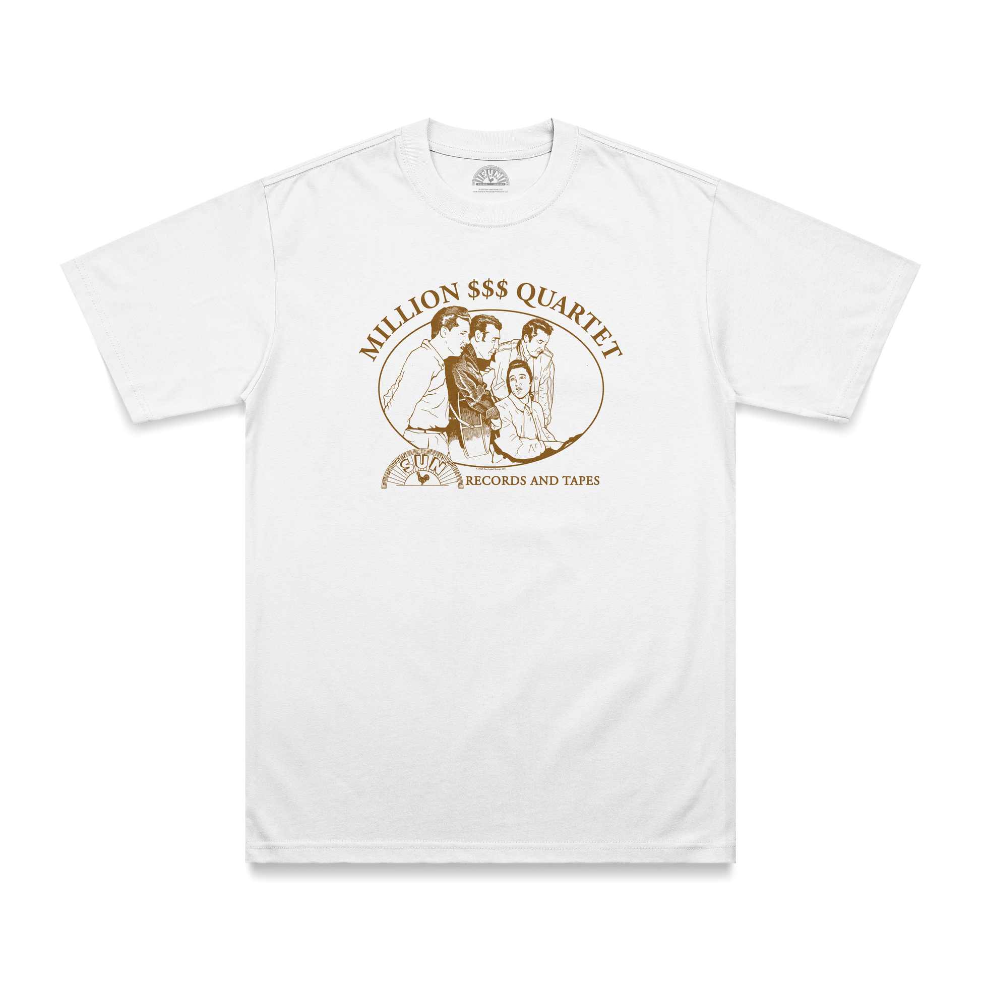 Vintage Million Dollar Quartet T-Shirt white