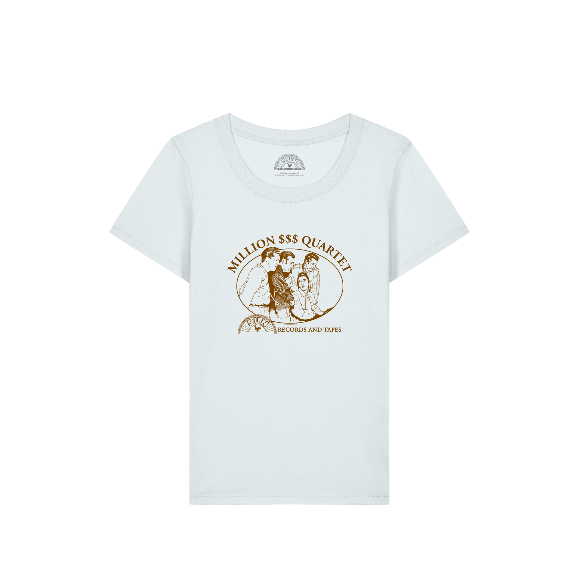 Vintage Million Dollar Quartet Women's T-Shirt blue ice