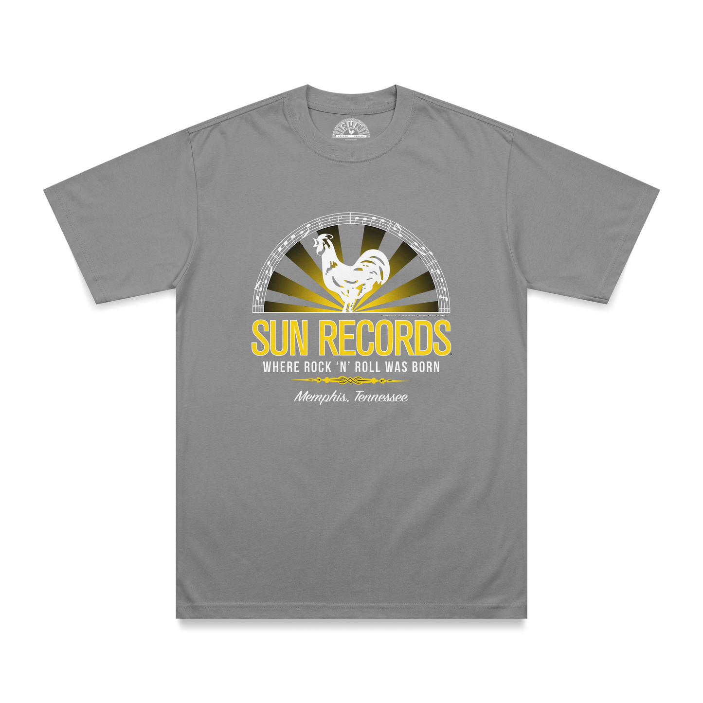 Sun Half Logo Charcoal T-Shirt