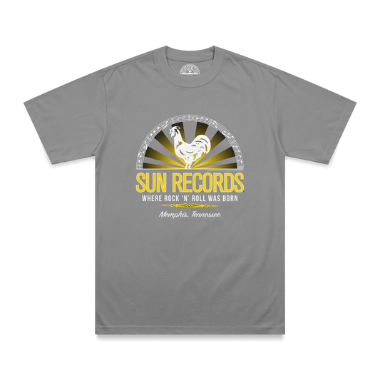 Sun Half Logo Charcoal T-Shirt