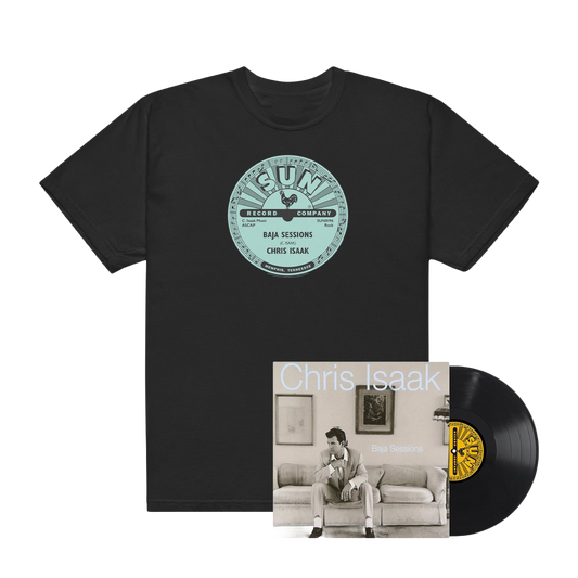 Chris Isaak - Baja Sessions Vinyl + Black Tee