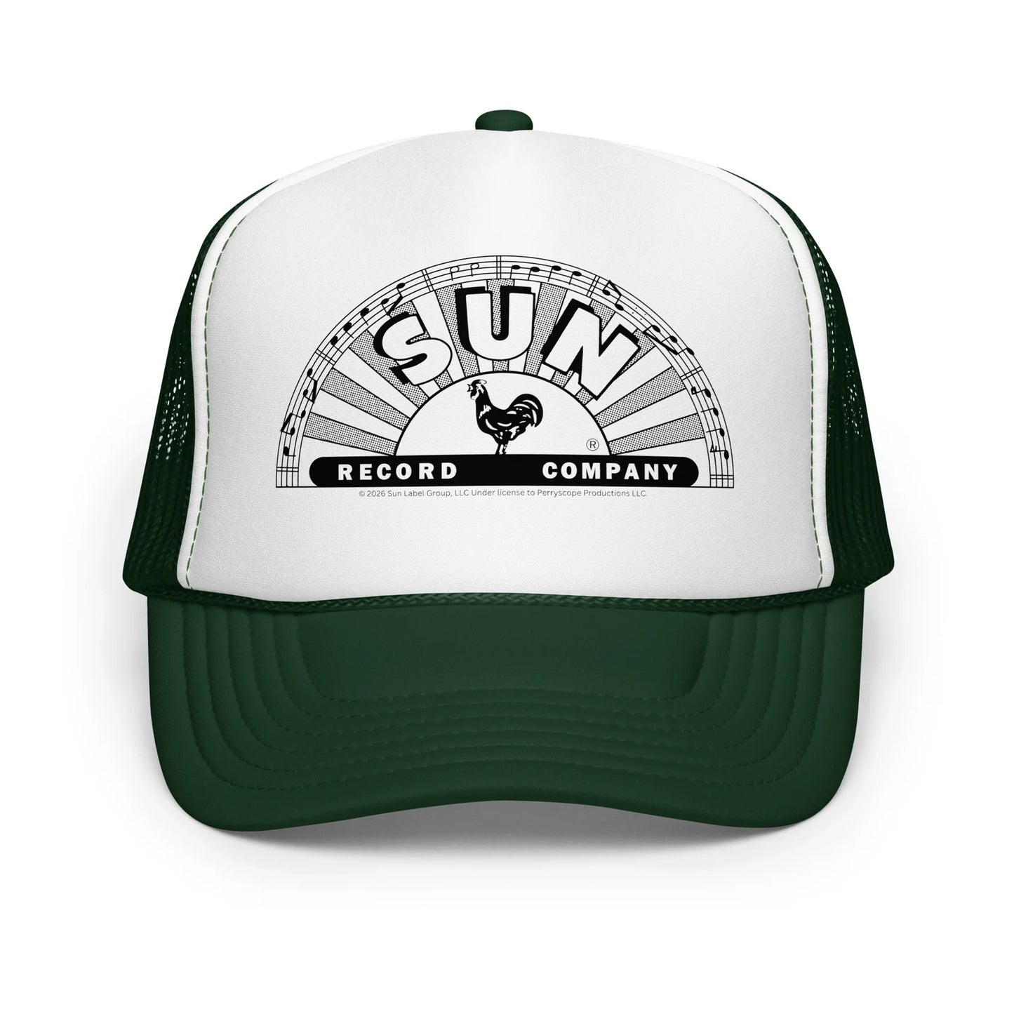 Sun Records Black Half Logo Trucker Hat