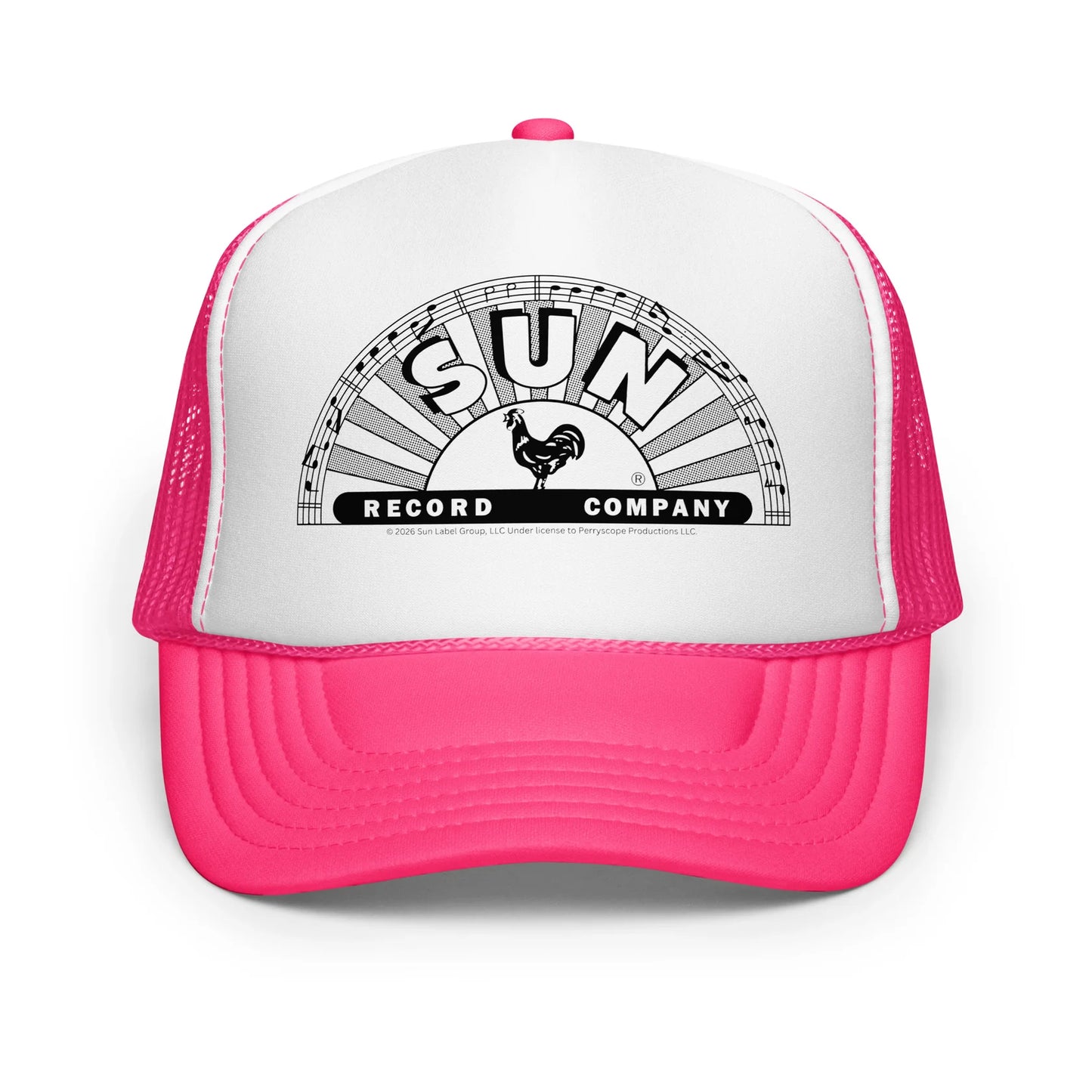 Sun Records Black Half Logo Trucker Hat