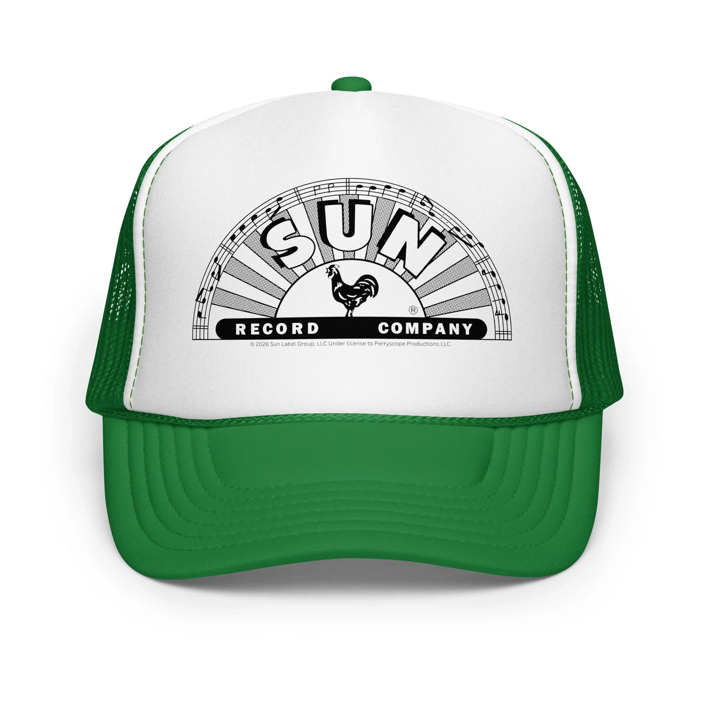 Sun Records Black Half Logo Trucker Hat