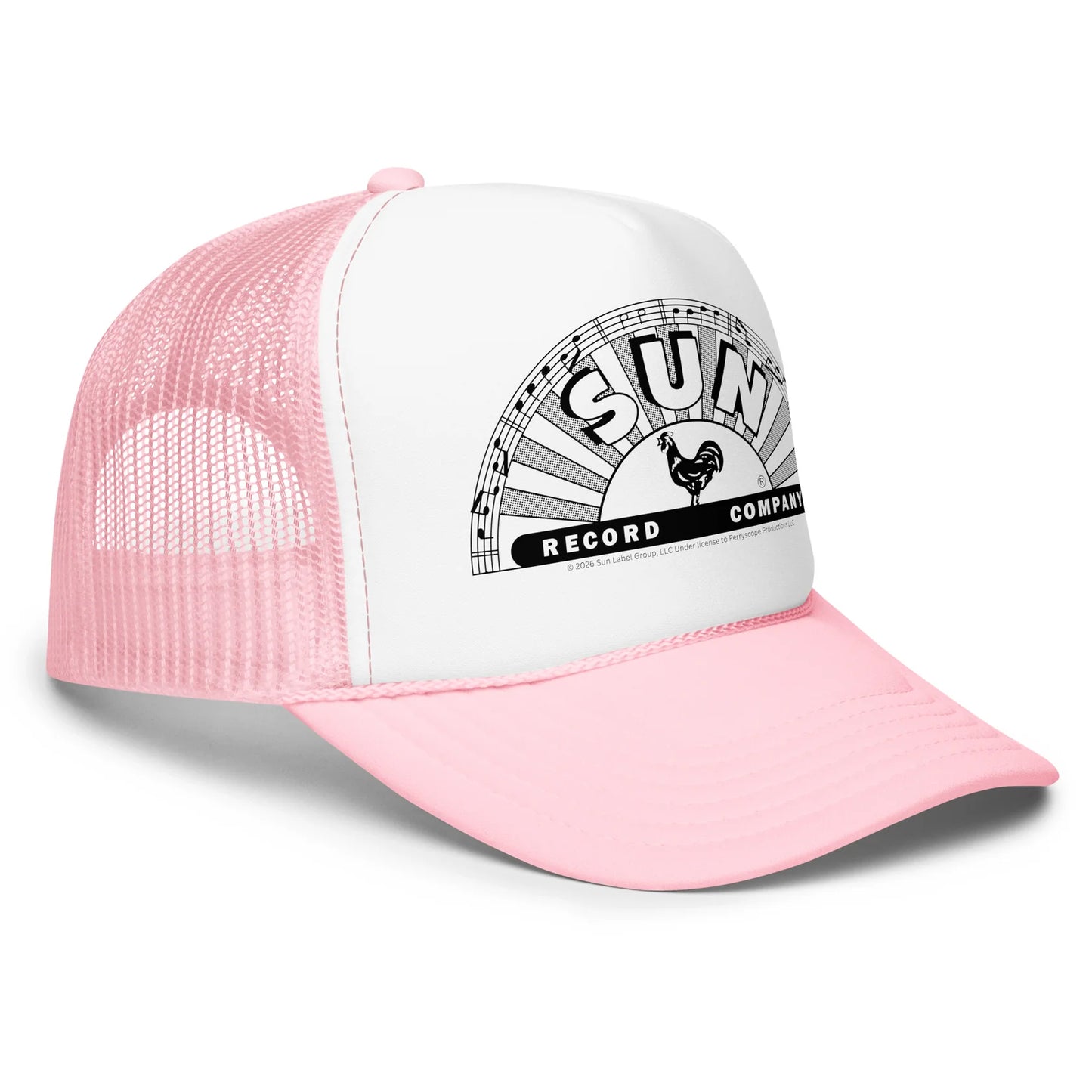 Sun Records Black Half Logo Trucker Hat