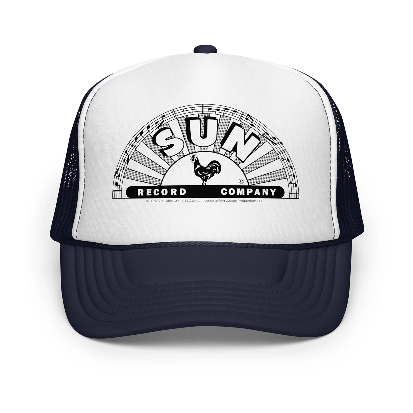Sun Records Black Half Logo Trucker Hat