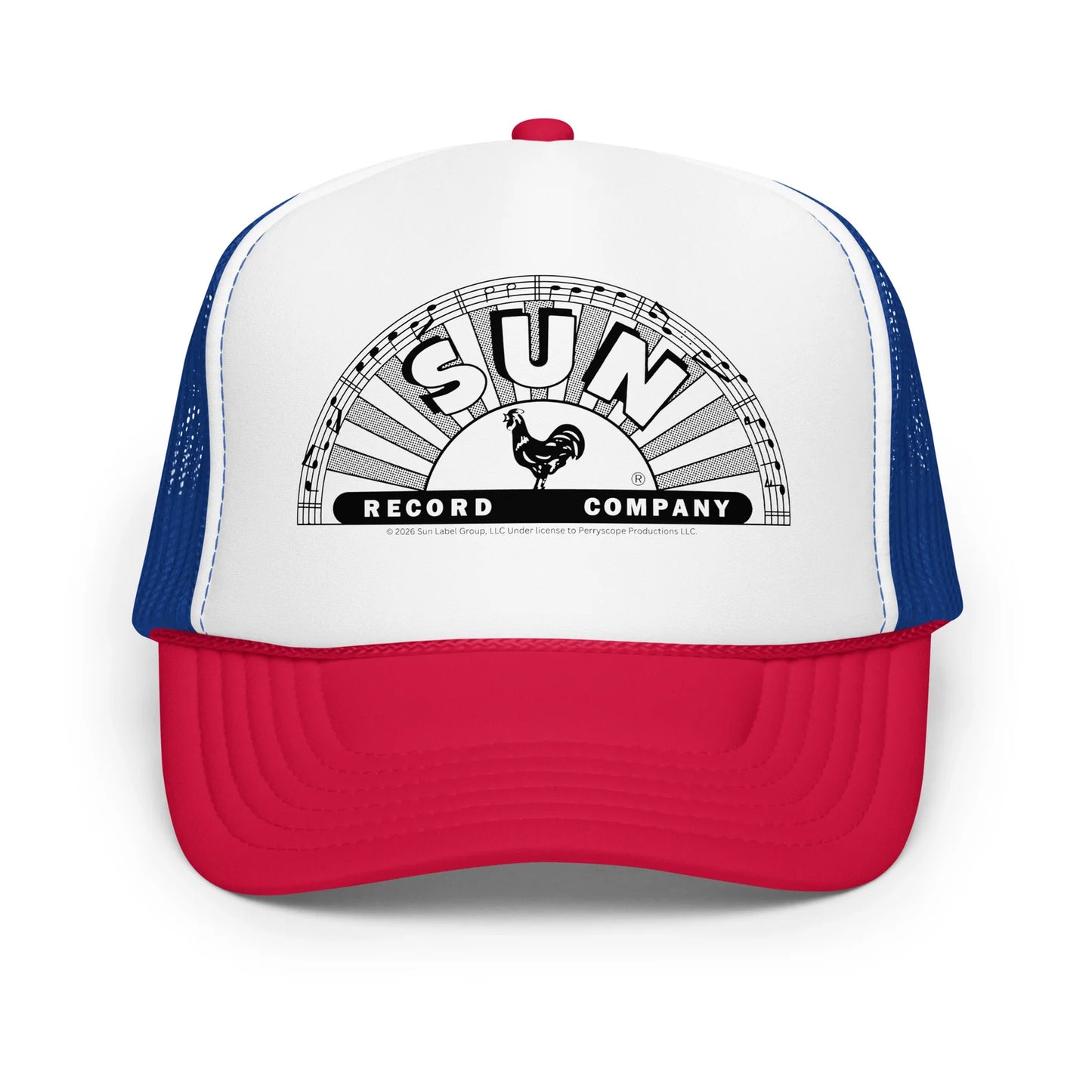Sun Records Black Half Logo Trucker Hat