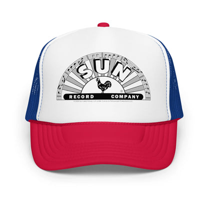 Sun Records Black Half Logo Trucker Hat