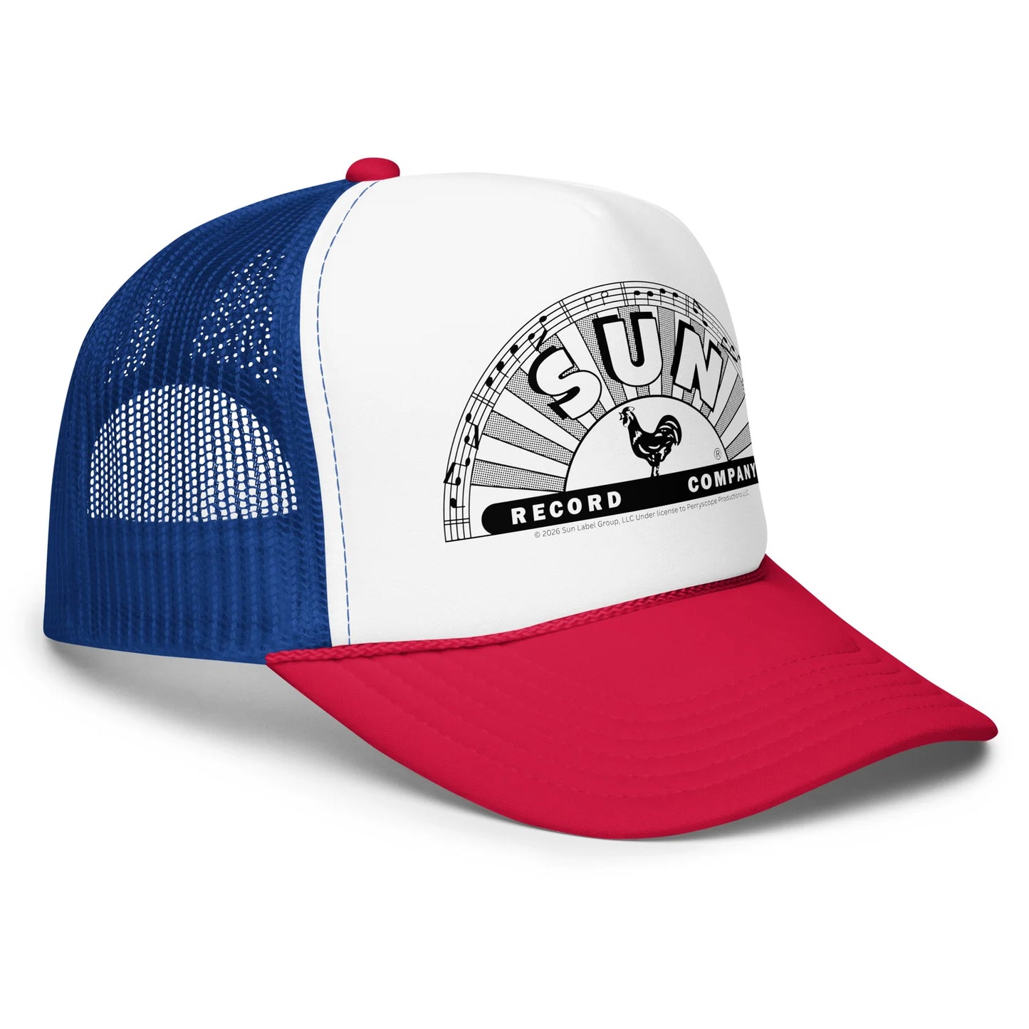 Sun Records Black Half Logo Trucker Hat