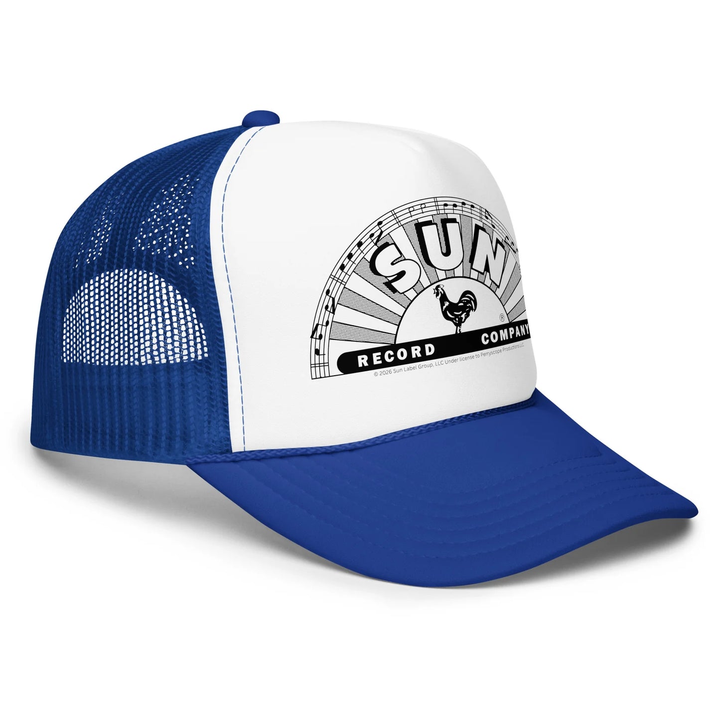 Sun Records Black Half Logo Trucker Hat