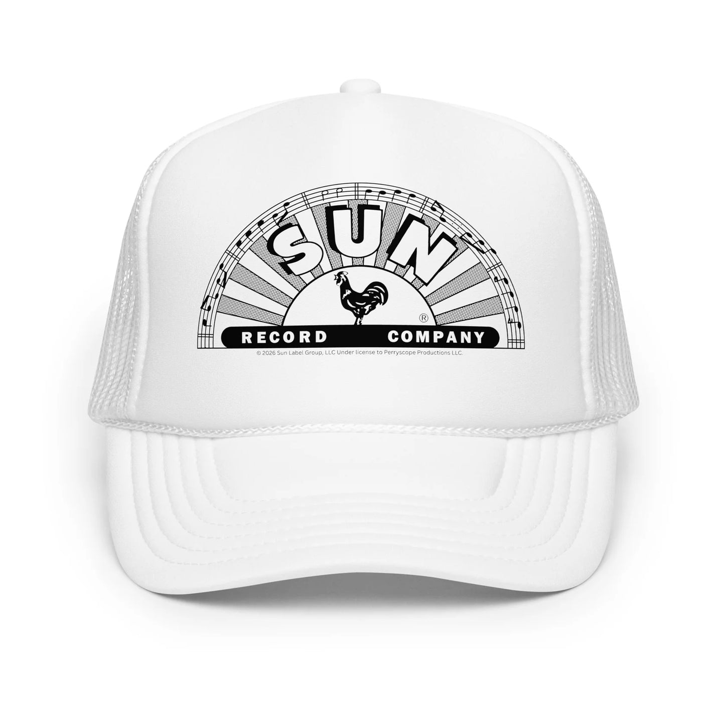 Sun Records Black Half Logo Trucker Hat