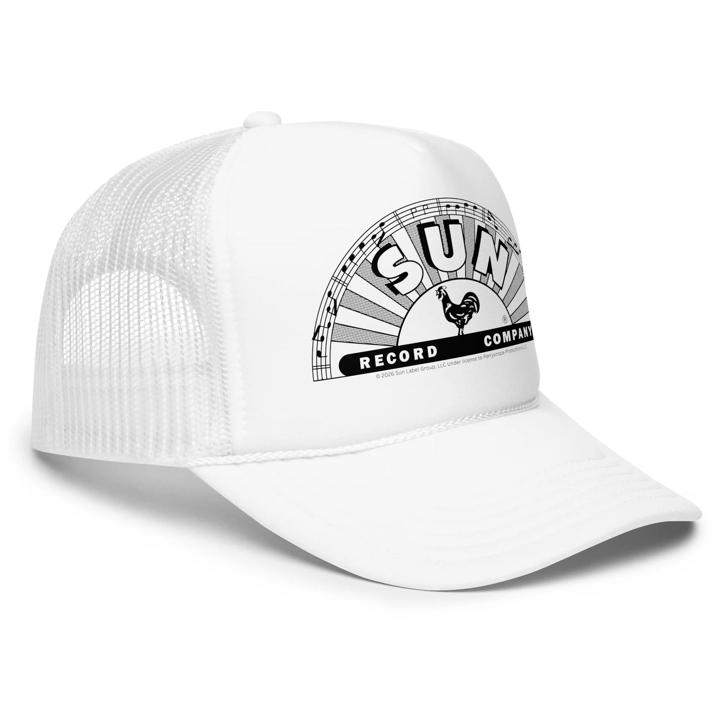 Sun Records Black Half Logo Trucker Hat