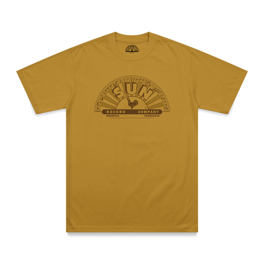 Half Logo Mustard T-Shirt